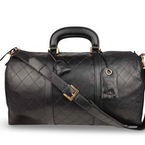 Chanel Lambskin Travel Bag